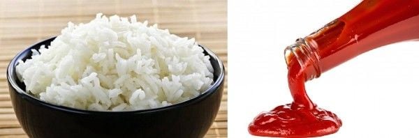 arroz-ketchup